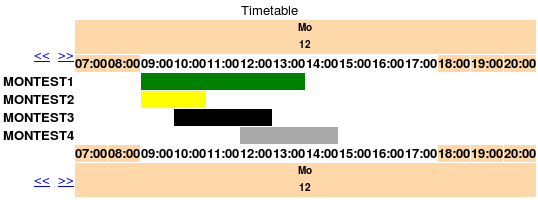 timetable example 2